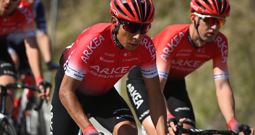 Nairo Quintana finalizó quinto en la cuarta etapa del Tirreno Adriático. Foto: AP/Gian Mattia D'Alberto