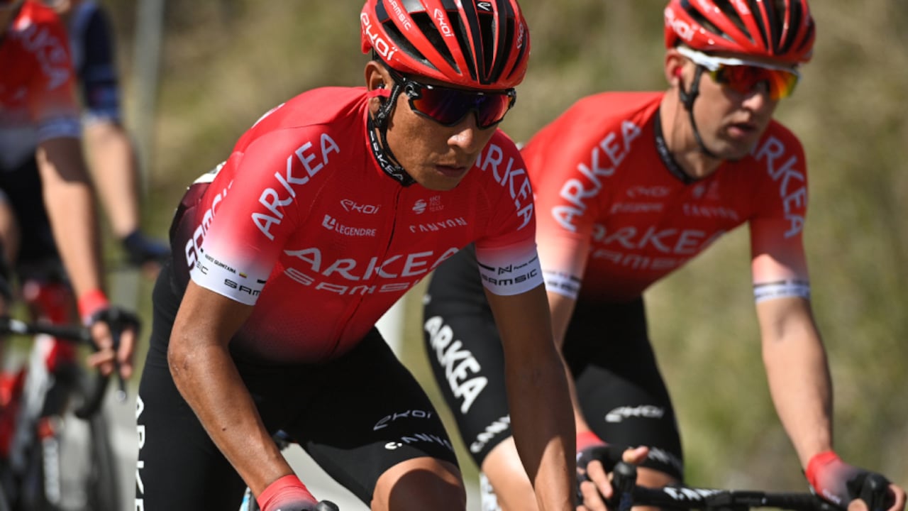 Nairo Quintana finalizó quinto en la cuarta etapa del Tirreno Adriático. Foto: AP/Gian Mattia D'Alberto