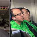 Avión de Nacional en su regreso a Medellín tras perder con La Equidad