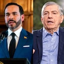 Simón Gaviria, Abelardo De La Espriella y César Gaviria.