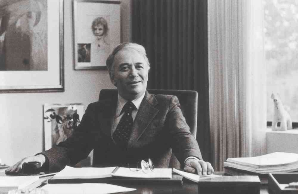 En entrevista con SEMANA, Belisario Betancur contó que el día más feliz de su vida fue cuando dejó la presidencia en 1986. Los peores días, dijo, los vivió tras las tragedias del Palacio de Justicia y la avalancha que sepultó Armero, ambas en 1985. Archivo SEMANA.