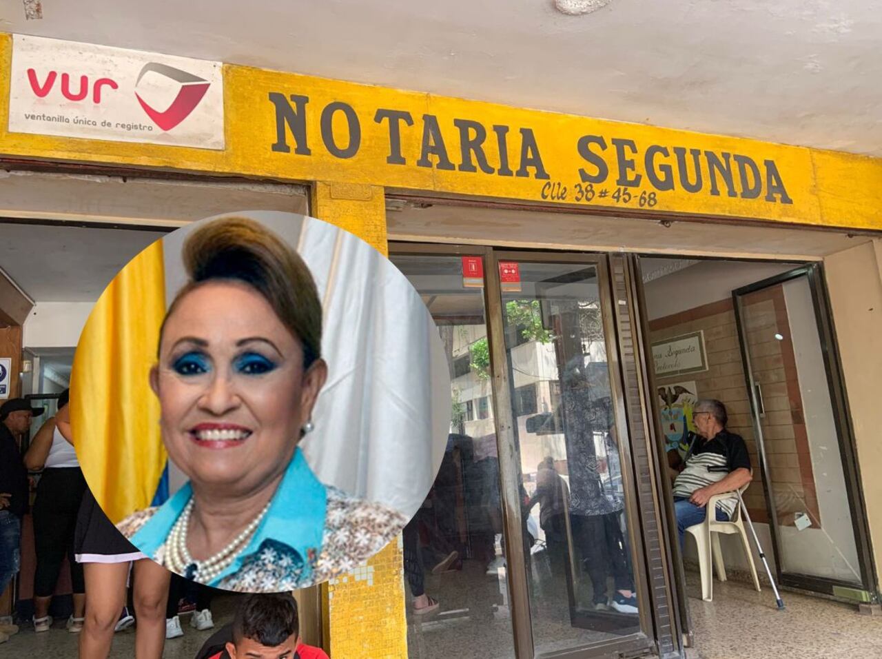 Ana Dolores Meza, Notaria Segunda de Barranquilla, capturada por la Dijin de la Policía.