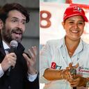 Juan Carlos Losada y Karina Espinosa