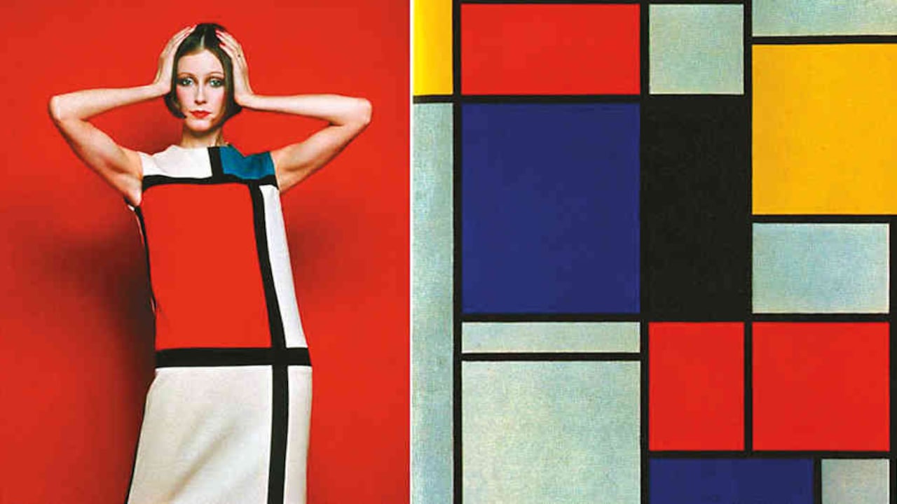 YSL inspirado en Mondrian.