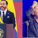 Abelardo De La Espriella y Ricardo Montaner, protagonistas de un mensaje que vinculó a Colombia y Venezuela durante el concierto del cantante.