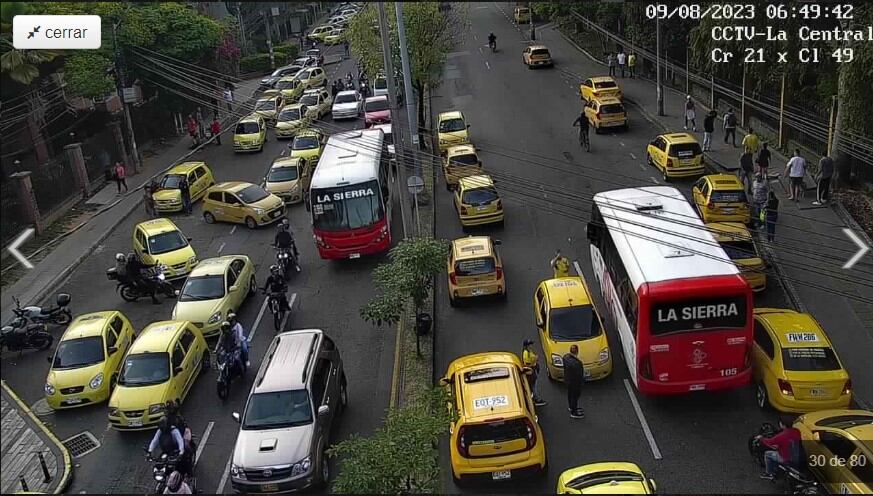 6:49 a. m inician las concentraciones en las vías principales de Medellín