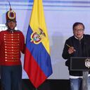 Presidente Gustavo Petro en el acto de perdón del Estado por los falsos positivos