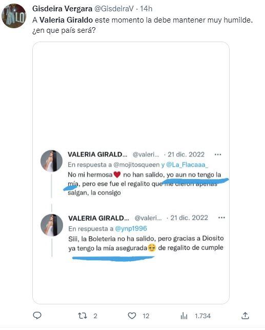 Las burlas contra la modelo no se hicieron esperar en Twitter