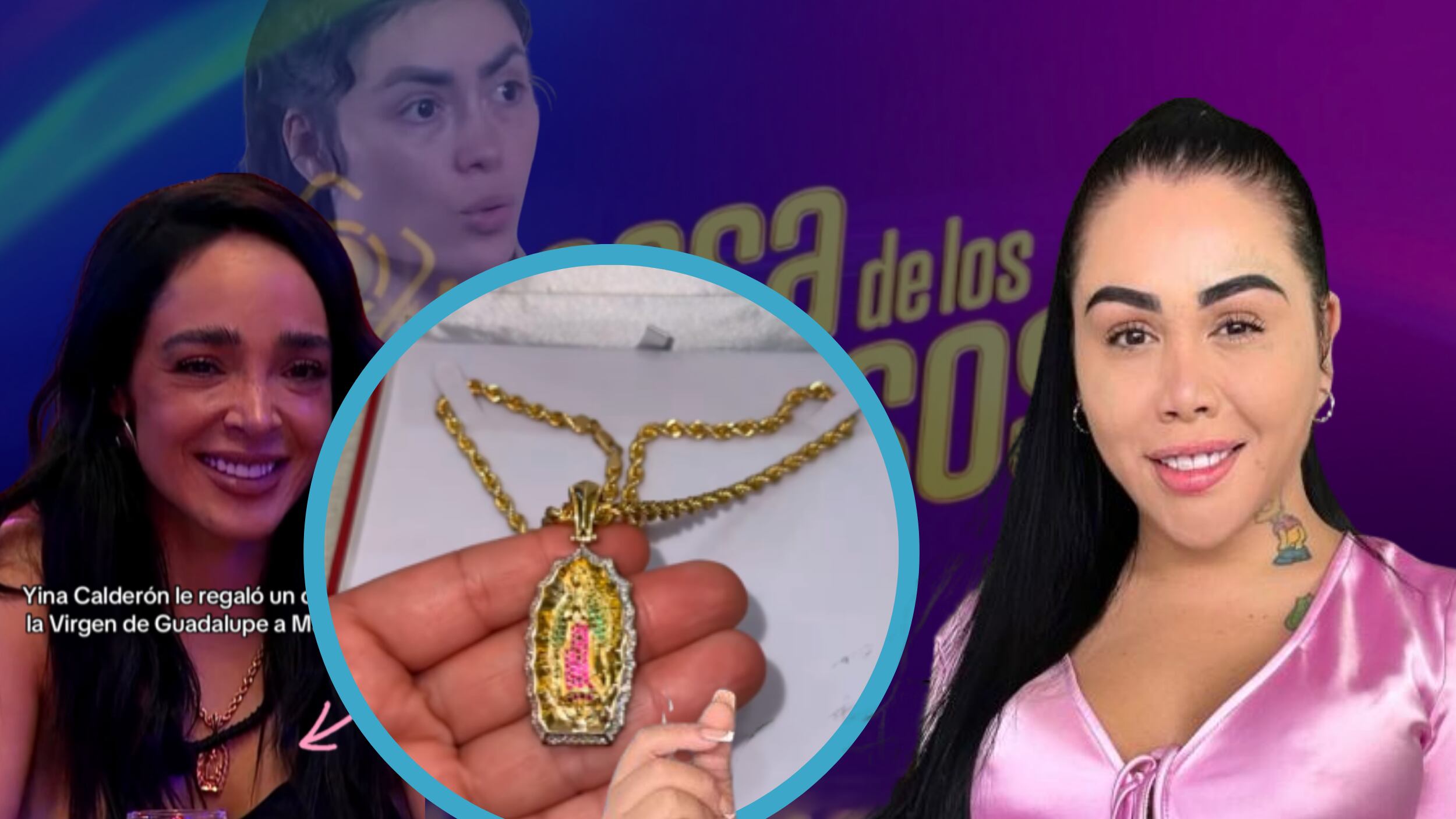 Yina Calderón regaló un dije de más de 24 quilates a Manelyk: era un obsequio de Epa Colombia,