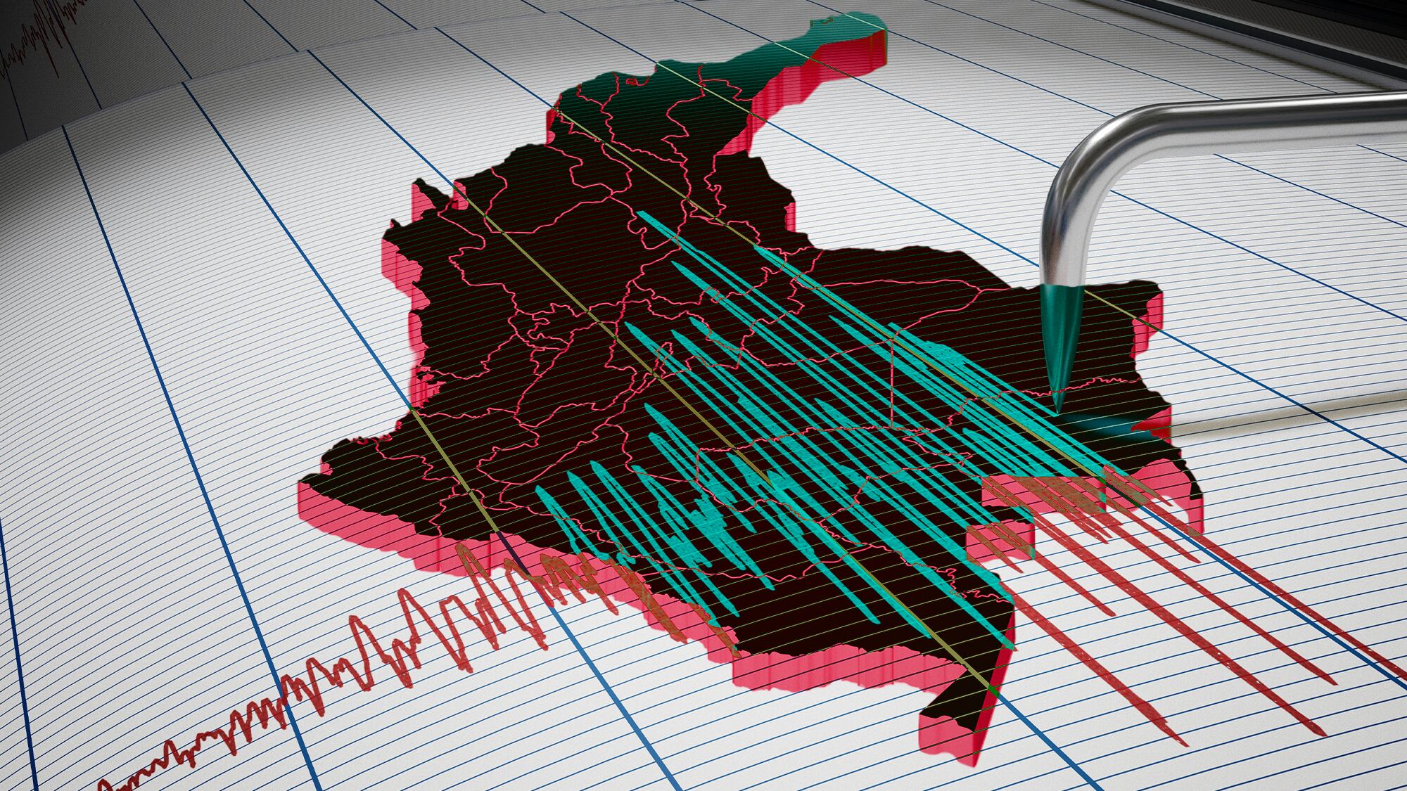 Tembló dos veces en Colombia en pocas horas : Servicio Geológico entregó detalles de magnitud y epicentro