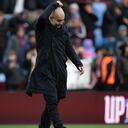 Guardiola se lamenta mientras su equipo sigue bajando en la tabla de posiciones.