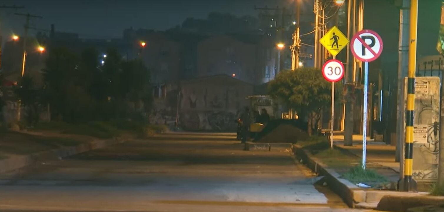 Todo quedó registrado en la cámara de seguridad del sector.