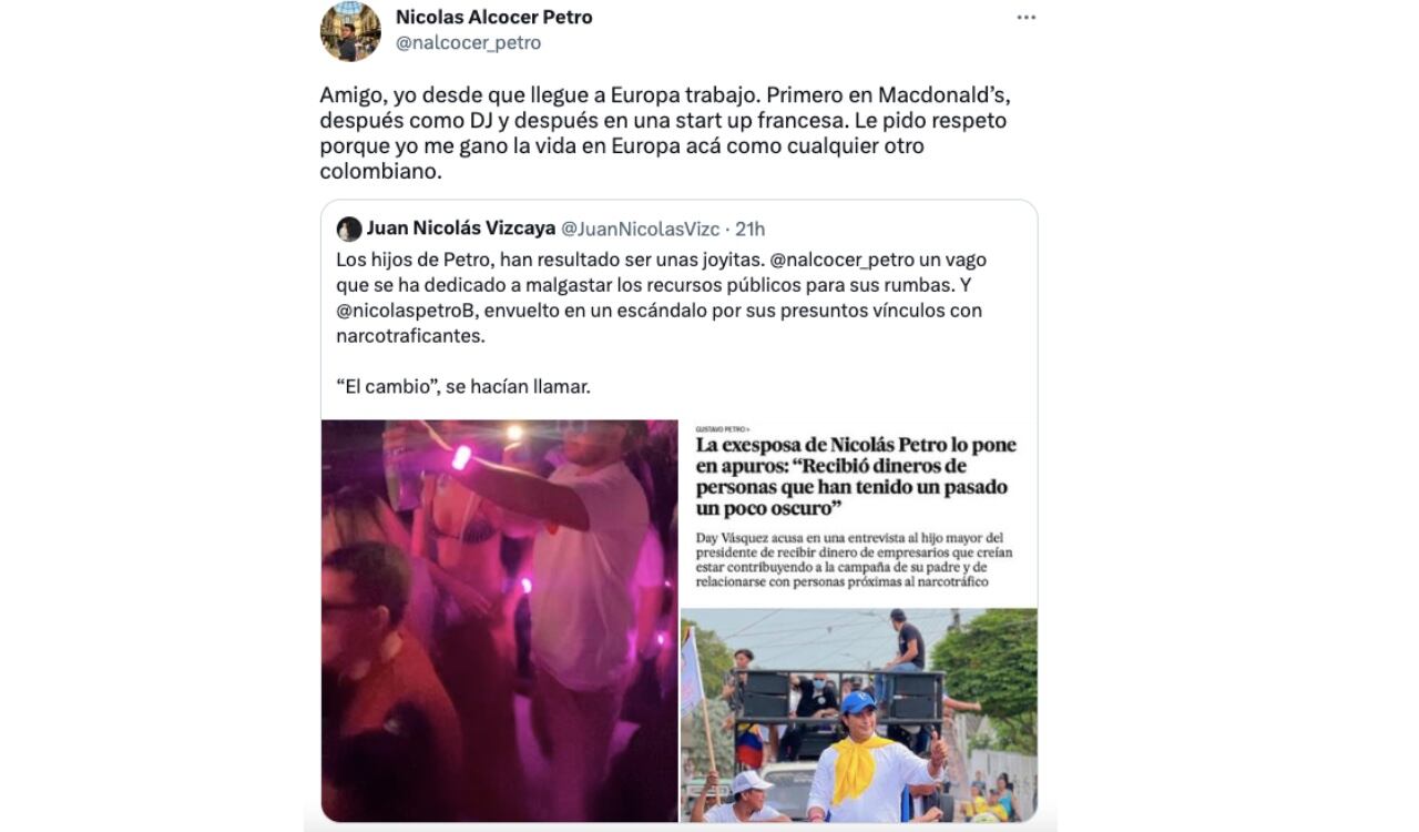 Así respondió Nicolás Alcocer a las críticas sobre sus rumbas