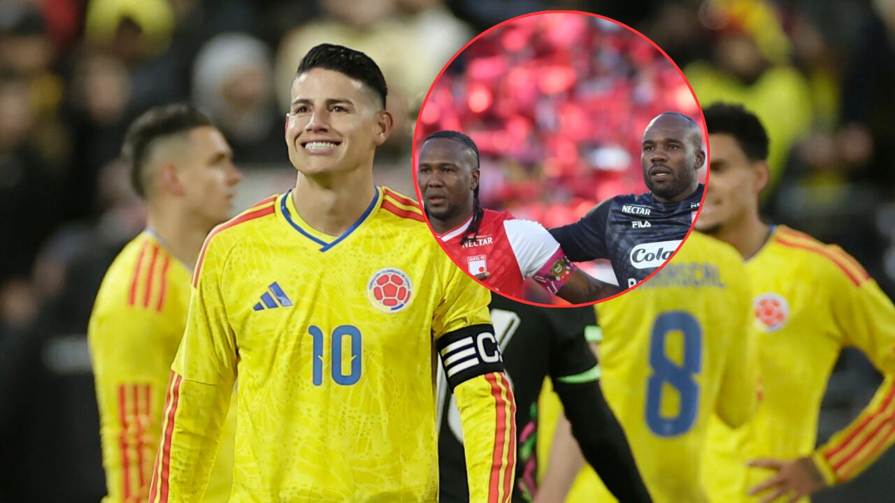 Diálogo entre James Rodríguez y una figura de Santa Fe es viral en redes.