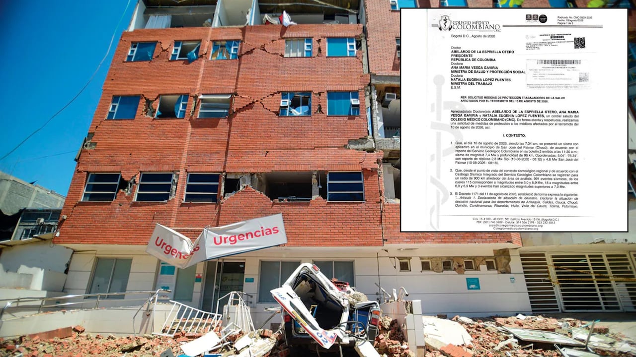 Un hospital afectado por el terremoto del 10 de agosto refleja el impacto que la emergencia dejó en la infraestructura y en el personal de salud.