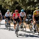 Enric Mas en la lucha con los favoritos por la Vuelta a España 2022.