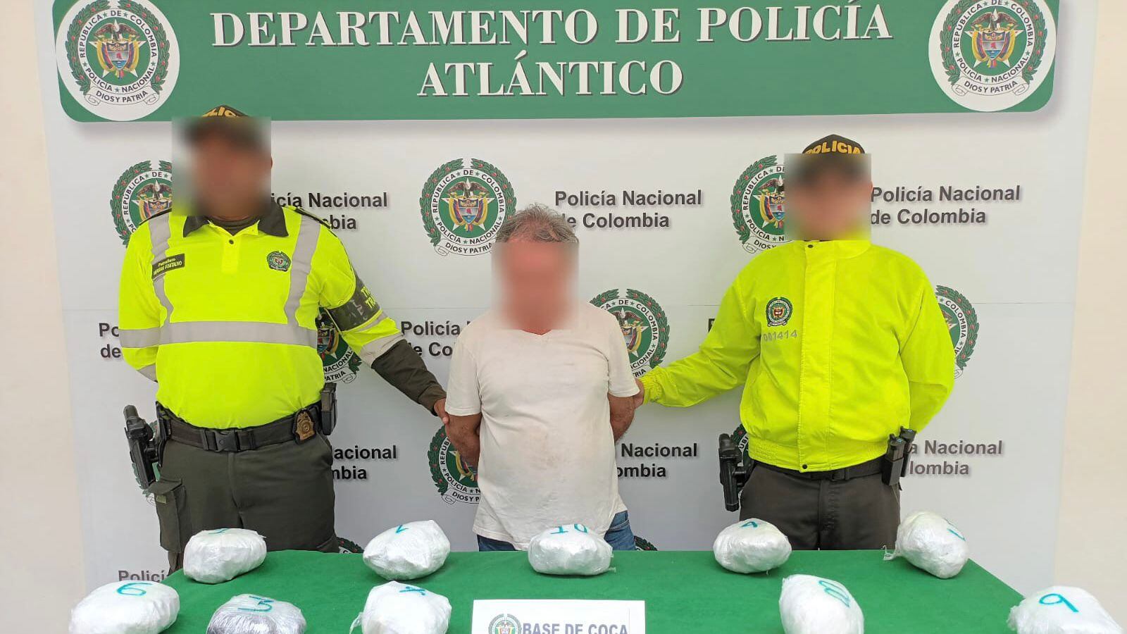 Decomisan base de coca en  Barranquilla.