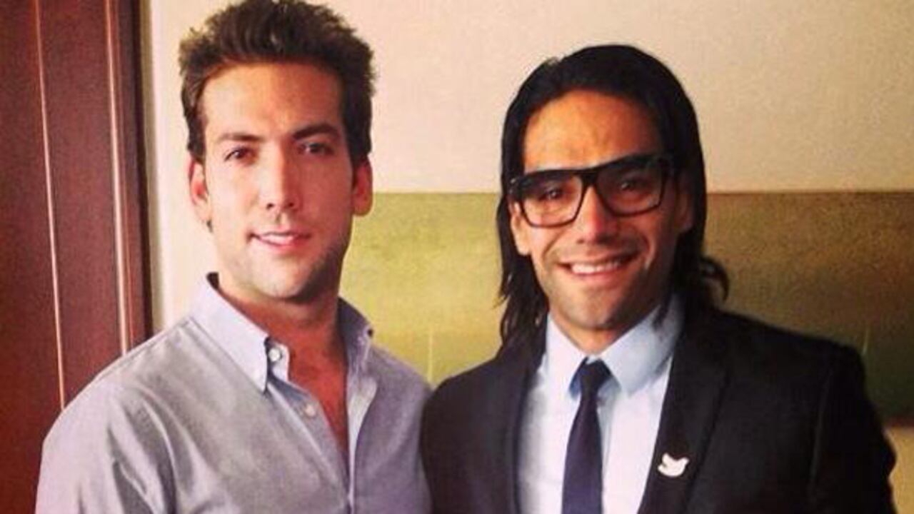 Martín Santos y Radamel Falcao García.