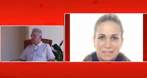 El expresidente Álvaro Uribe y María Claudia Daza, su exasesora