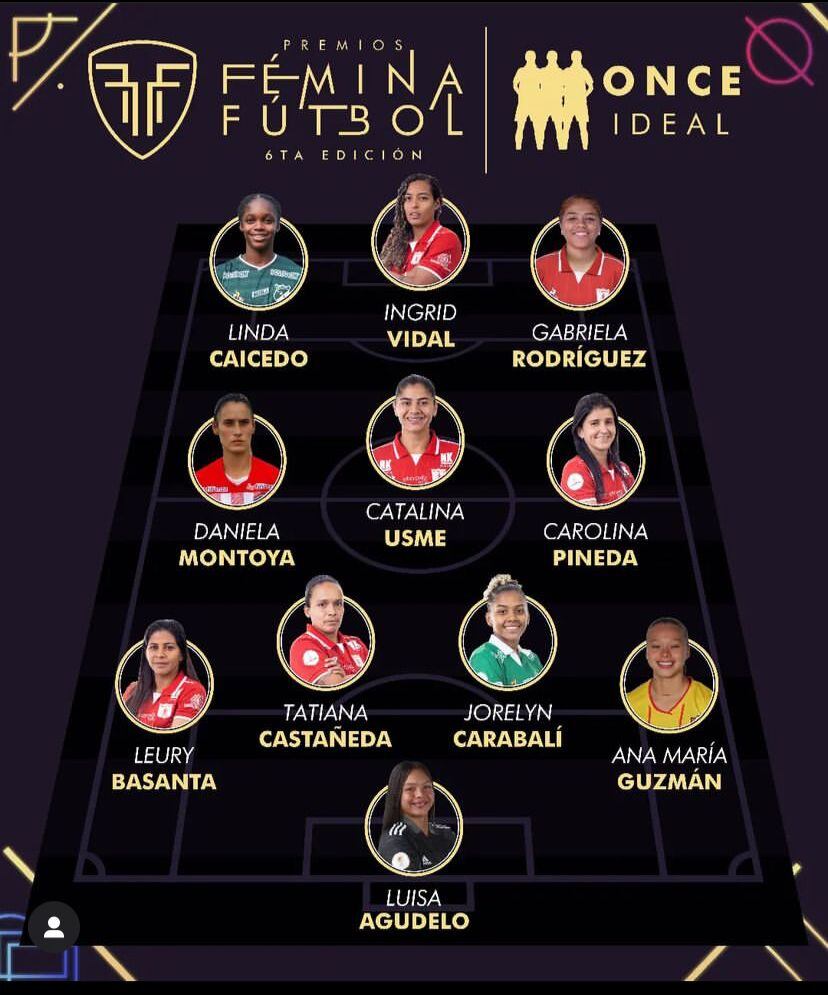 11 ideal de fémina fútbol 2022