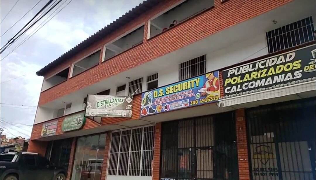 Esta es la edificación afectada.