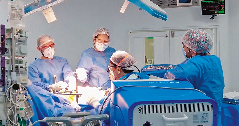 Cirugía de corazón.