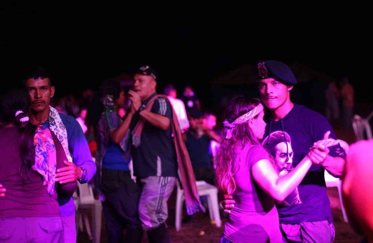 Campamento de las Farc en Llanos de Yari, el 29 de marzo de 2016. Foto: León Darío Peláez