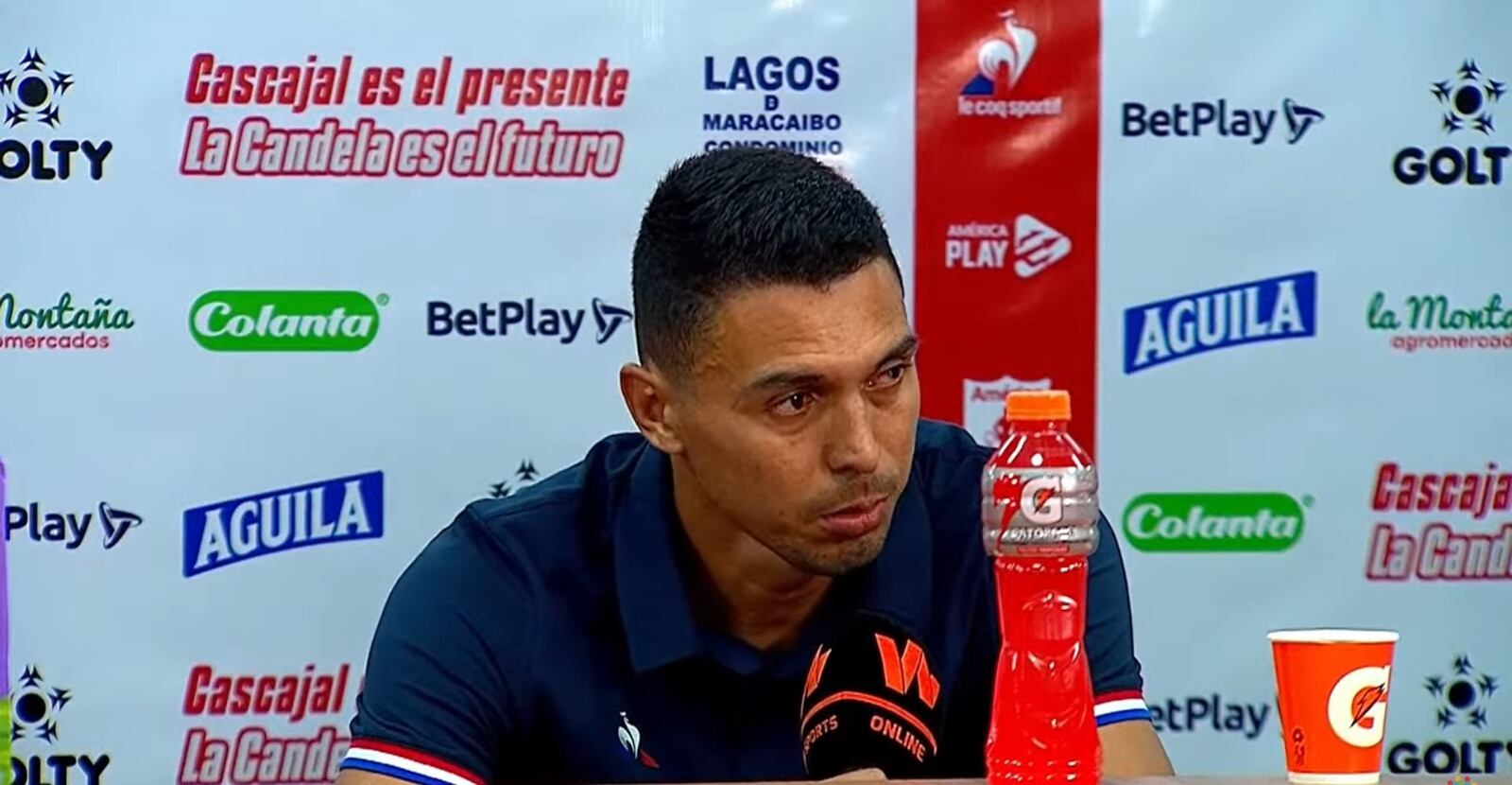 Daniel Bocanegra estuvo presente en la rueda de prensa post partido América vs. Águilas Doradas.
