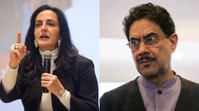 María Fernanda Cabal e Iván Cepeda
