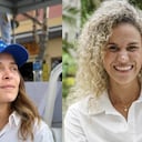 La senadora María Clara Posada y la ministra del Trabajo, Natalia López.