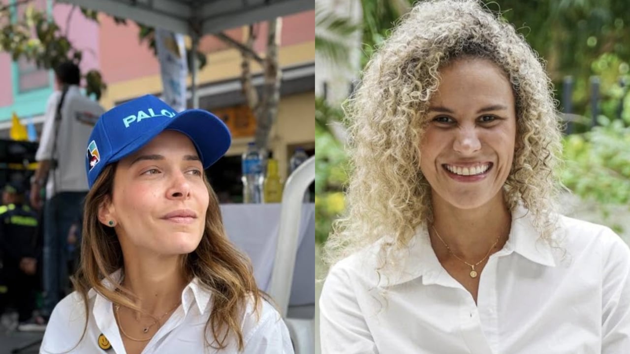 La senadora María Clara Posada y la ministra del Trabajo, Natalia López.
