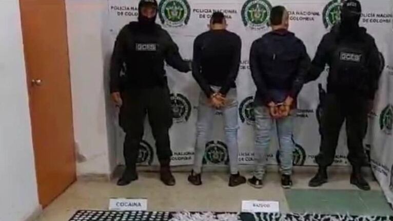 Fueron detenidos dos supuestos expendedores de droga.