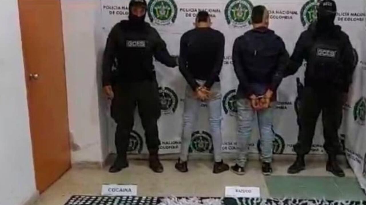 Fueron detenidos dos supuestos expendedores de droga.