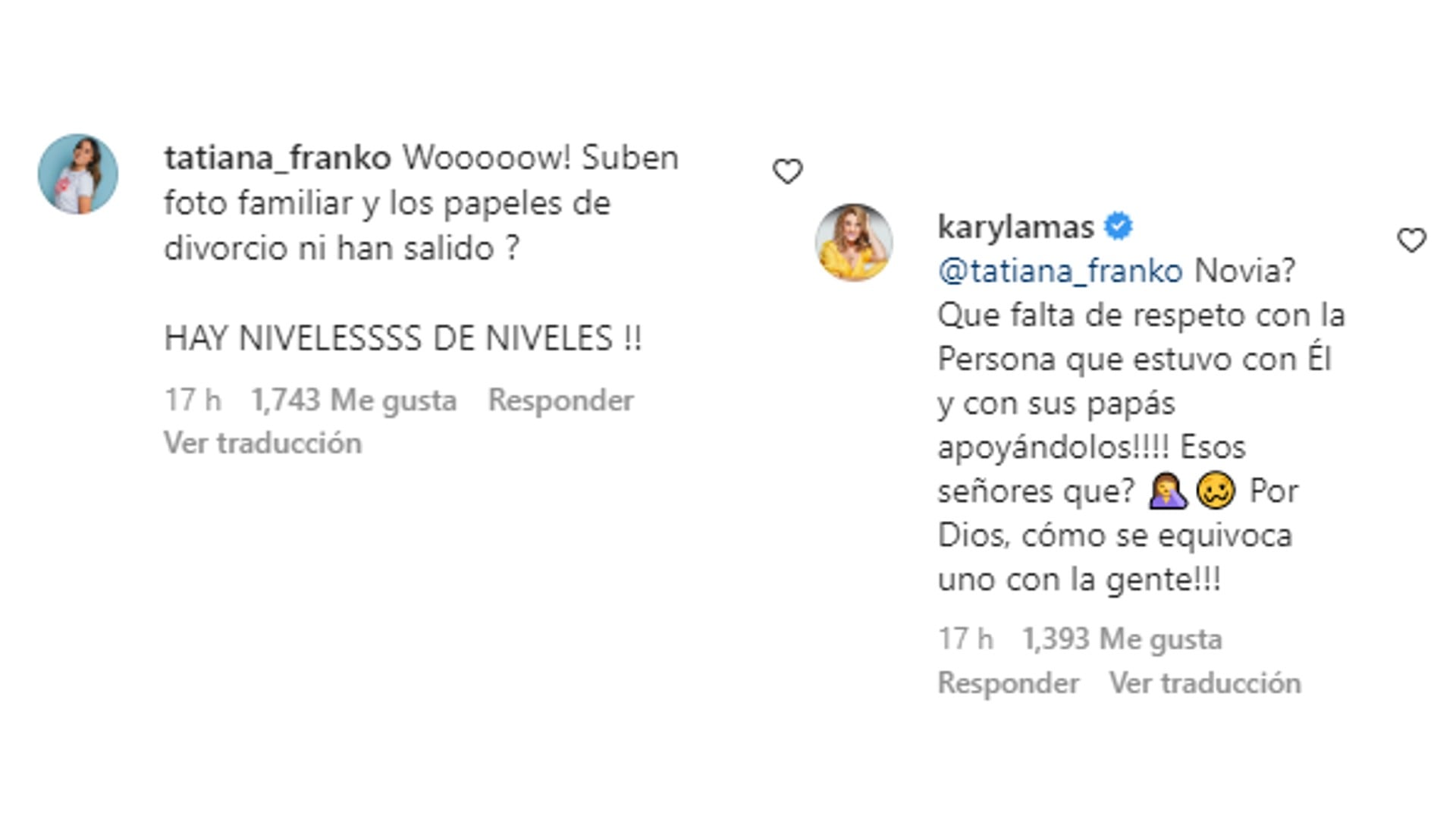 Dos amigas de Melissa Martínez salieron en su defensa.