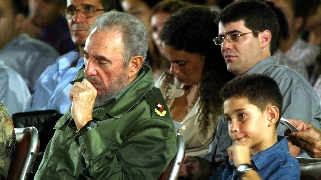 Elián González y Fidel Castro.
