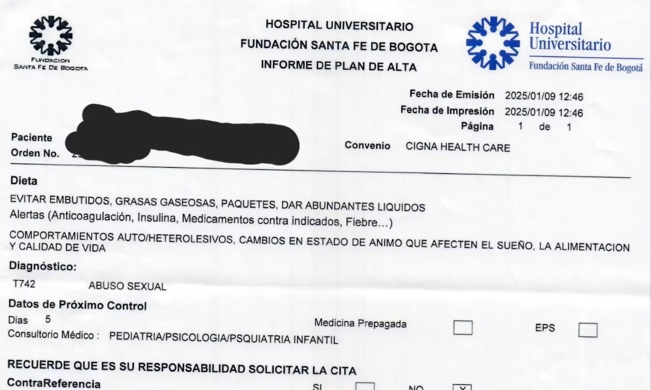 Este hallazgo llevó a que el padre se negara a enviarlo de regreso a Honduras, desencadenando una nueva denuncia en su contra.