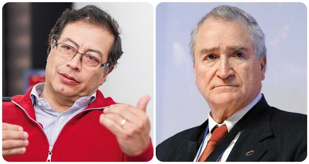 Gustavo Petro y Ómar Yepes, presidente del Partido Conservador.