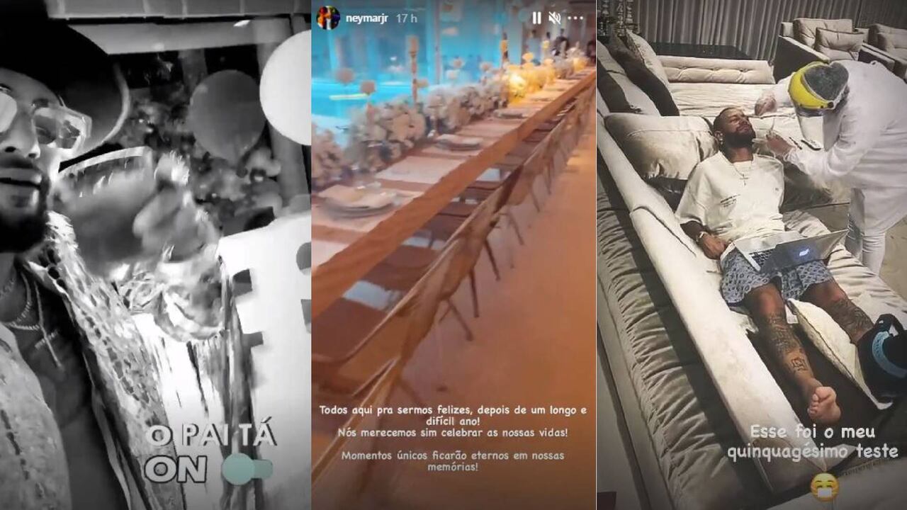 Neymar mostró “polémica fiesta” de fin de año que organizó: cómo fue el protocolo y las modelos invitadas