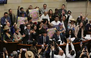 La plenaria del Senado aprobó la reforma pensional en segundo debate en la sesión del martes 23 de abril.