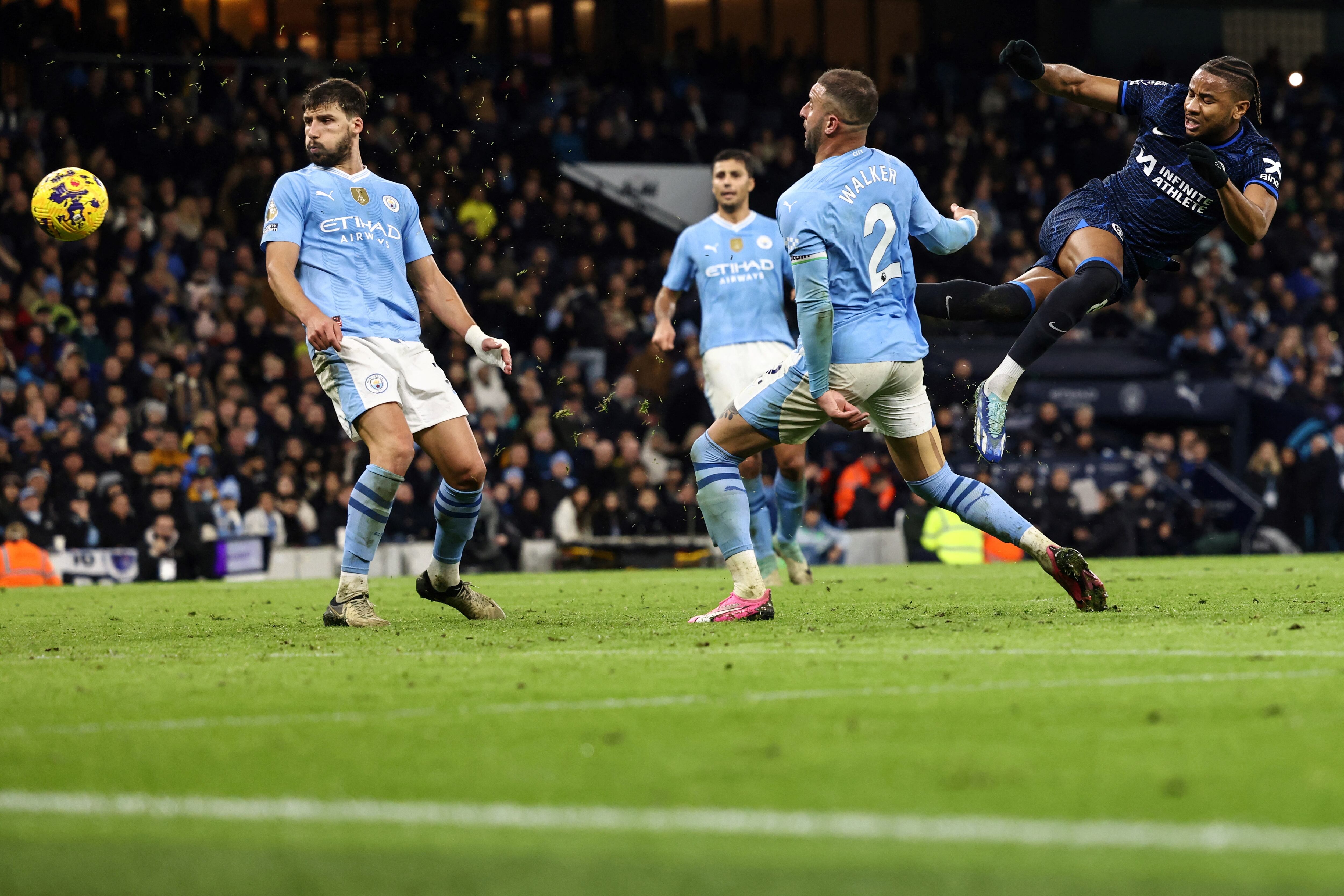 El City no pudo pasar del empate ante el Chelsea.