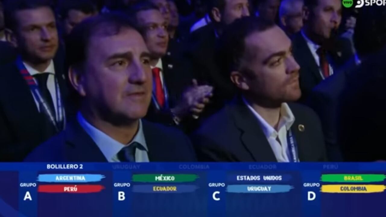 Néstor Lorenzo, entrenador de Colombia en el sorteo de la Copa América 2024