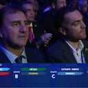 Néstor Lorenzo, entrenador de Colombia en el sorteo de la Copa América 2024