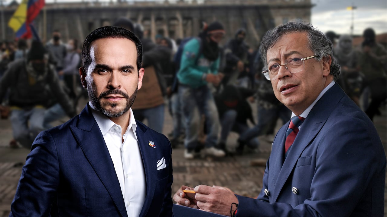 Abelardo De La Espriella busca mantener la estabilidad mientras el expresidente Gustavo Petro convoca a las calles.