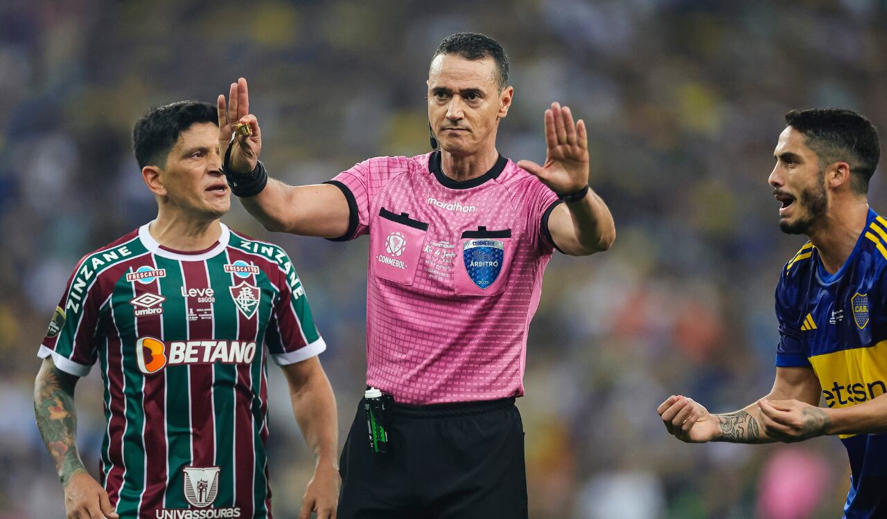Wilmar Roldán fue el juez de la final en la Copa Libertadores 2023