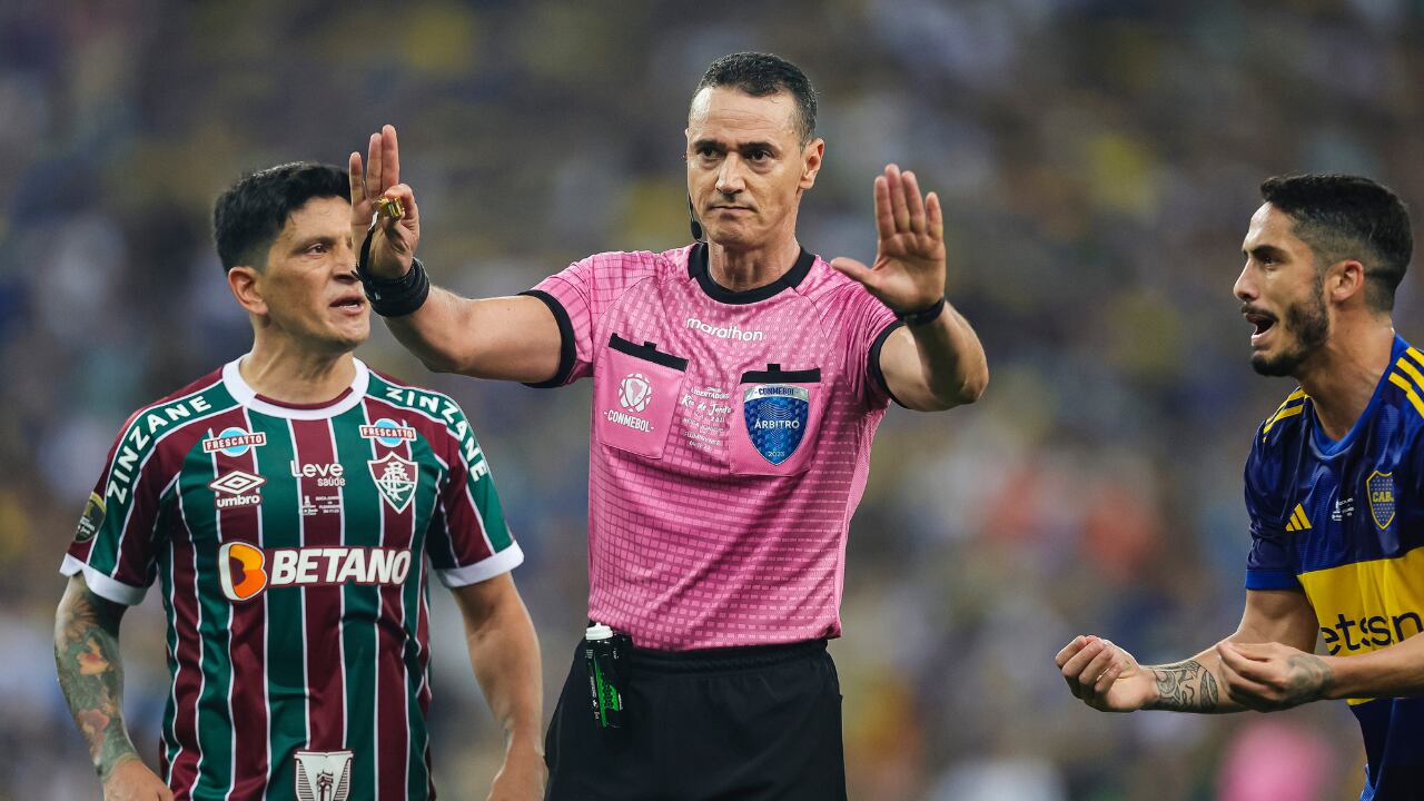 Wilmar Roldán fue el juez de la final en la Copa Libertadores 2023