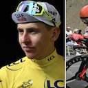 Tadej Pogacar perdió tiempo por primera vez después de mucho tiempo