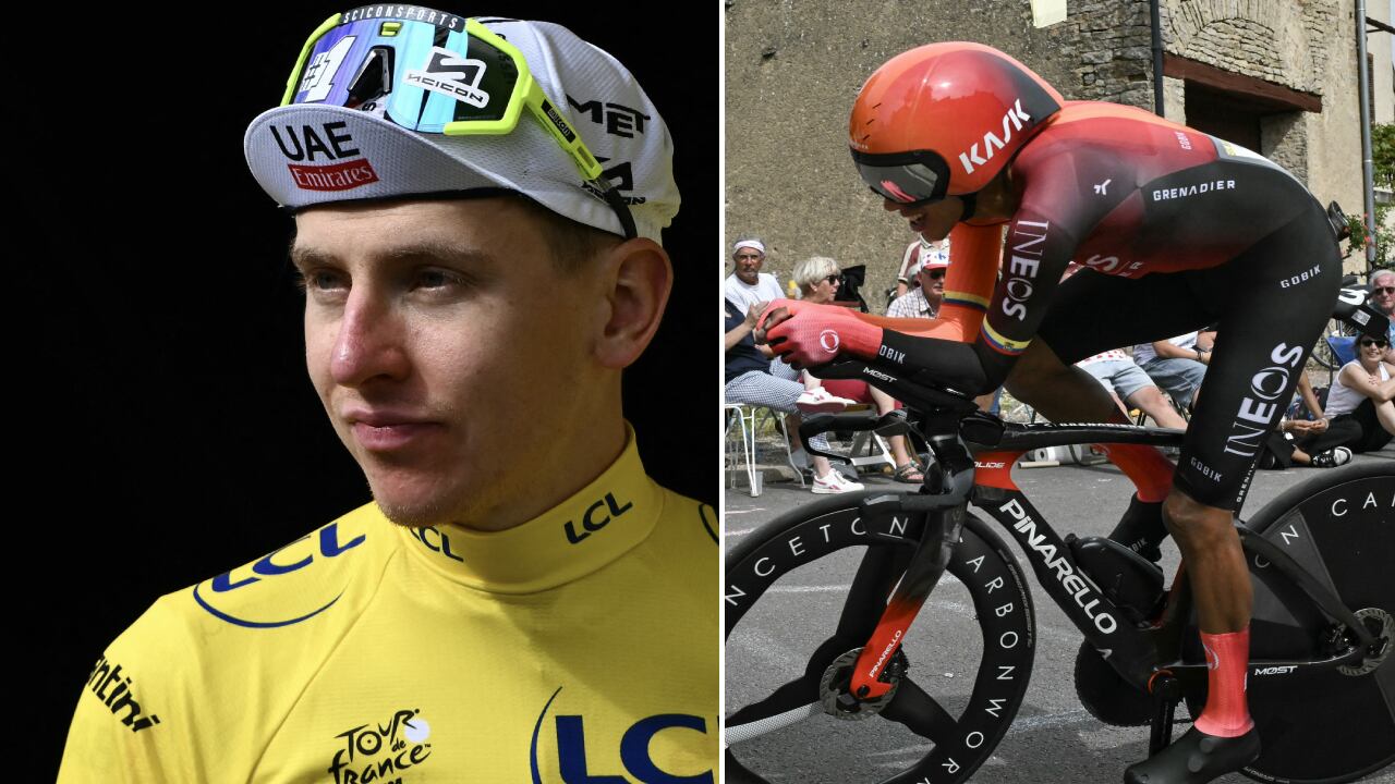 Tadej Pogacar perdió tiempo por primera vez después de mucho.