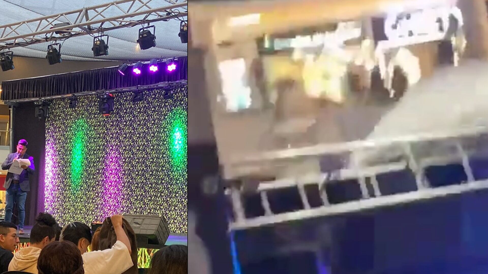 El festival salitre urbano tuvo que ser suspendido por el accidente.