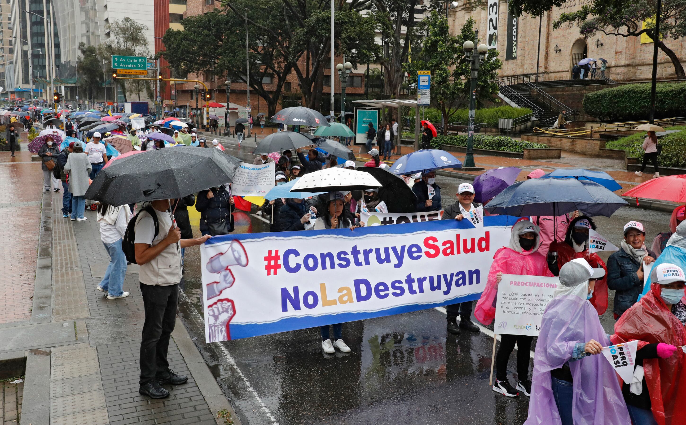 Marchas en contra de la reforma a la salud