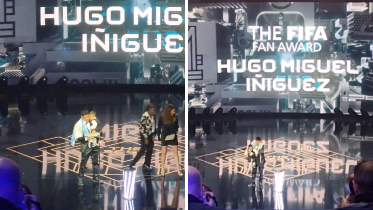 Premio al mejor hincha del 2023 en los The Best